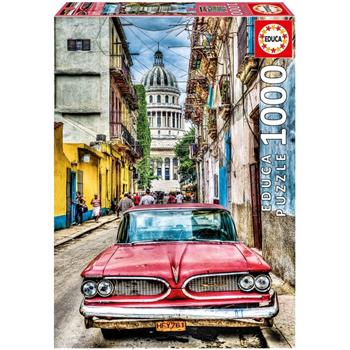 Educa 1000 Parça Vintage Car in Old Havana Puzzle