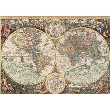 Art Puzzle 260 Parça Dünya Haritası  Puzzle (48x34 Cm)
