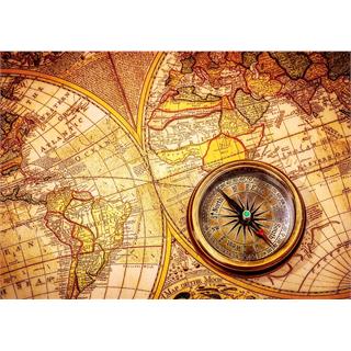 Nova 1000 Parça Eski Dünya Haritası ve Pusula Puzzle