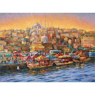 Nova 1000 Parça İstanbul Eminönü Balıkçıları Puzzle - Nikolay Sivenkov