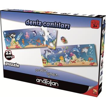 Anatolian 22 Parça Deniz Canlıları Çocuk Puzzle