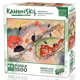 KS Games 1500 Parça  Aquarell no 6 Puzzle