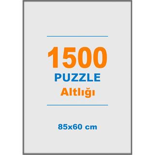1500 Parçalık Puzzle Altlığı - 85x60 cm Beyaz Puzzle Alt Tablası