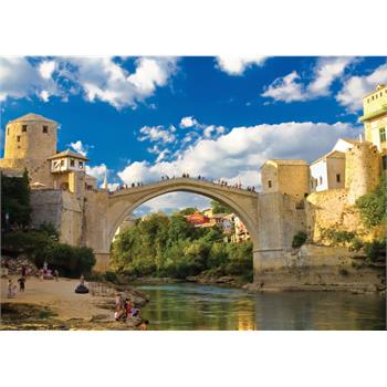 KS Games Old Mostar Bridge Bosna Hersek 500 Parça Puzzle