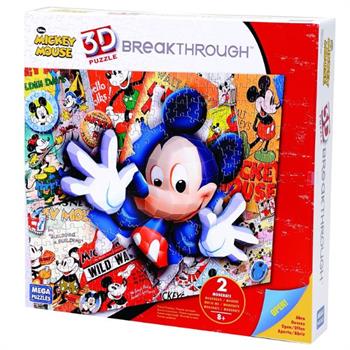 Mega Bloks Puzzles 200 parça 3 Boyutlu Puzzle Breakthrough Mickey