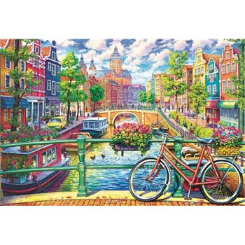 Trefl 1500 Parça Amsterdam Kanalı Puzzle