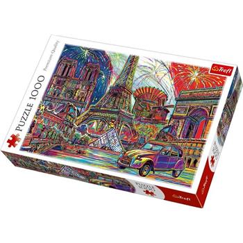 Trefl 1000 Parça Paris in Renkleri Puzzle - 10524