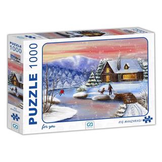 CA Games 1000 Parça Kış Manzarası Puzzle