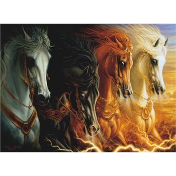 Anatolian 1000 Parça Puzzle Mahşerin Dört Atı