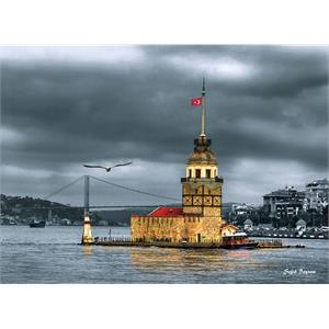 Anatolian Kız Kulesi Nostalji  1000 Parçalı Yapboz