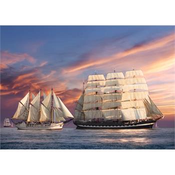 Castorland 500 Parça Puzzle Sailing at Sunset